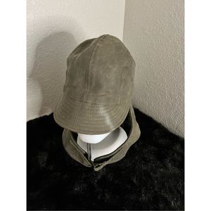 Vintage Genuine Filson Wax Cotton Tin Cloth Windfowl EarFlap Hat Mens Size M